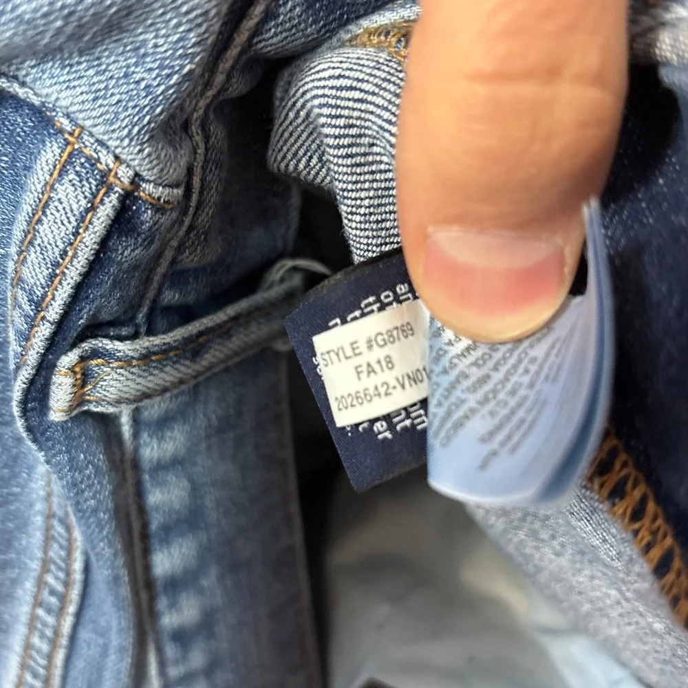 J‎ Crew Jeans Mens 33 x 32 Medium Wash Mercantile Flex Slim Fit